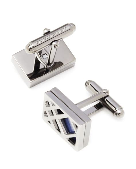 blue burberry pocket square|cufflinks for men Burberry.